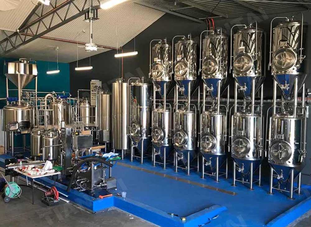 Cauldron Brewing Co. In Australia - 600L Three Vessel Microbrewery System by TIANTAI